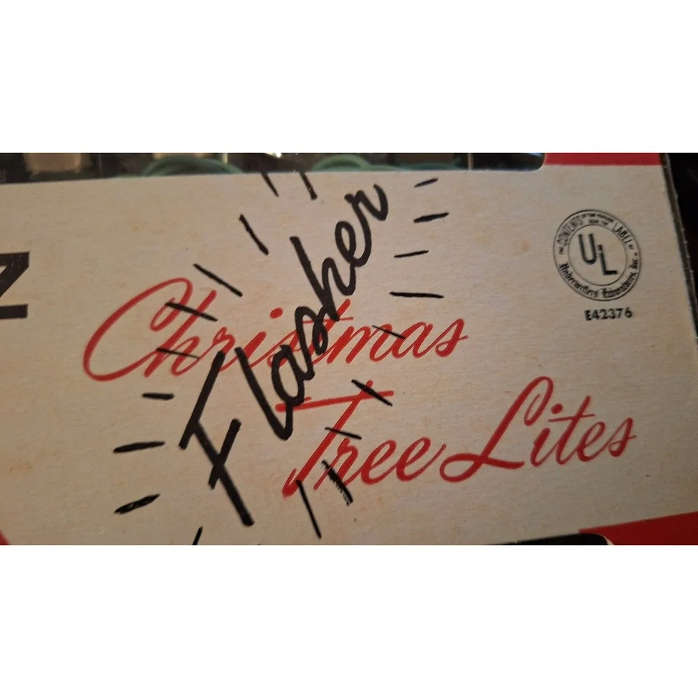 Ritz Christmas Tree‎ Lights 15 Large Light Set In Original Box Working #701F